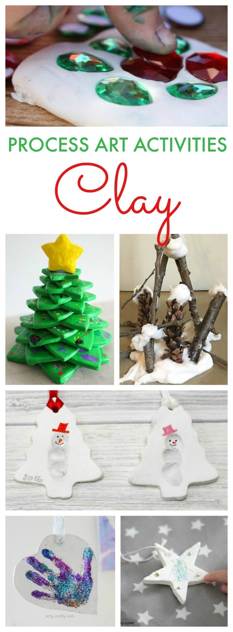 A fantastic selection of clay process art activities for kids of all ages. Focus on the process not the product with these fantastic ideas. 