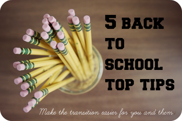 back to school top tips