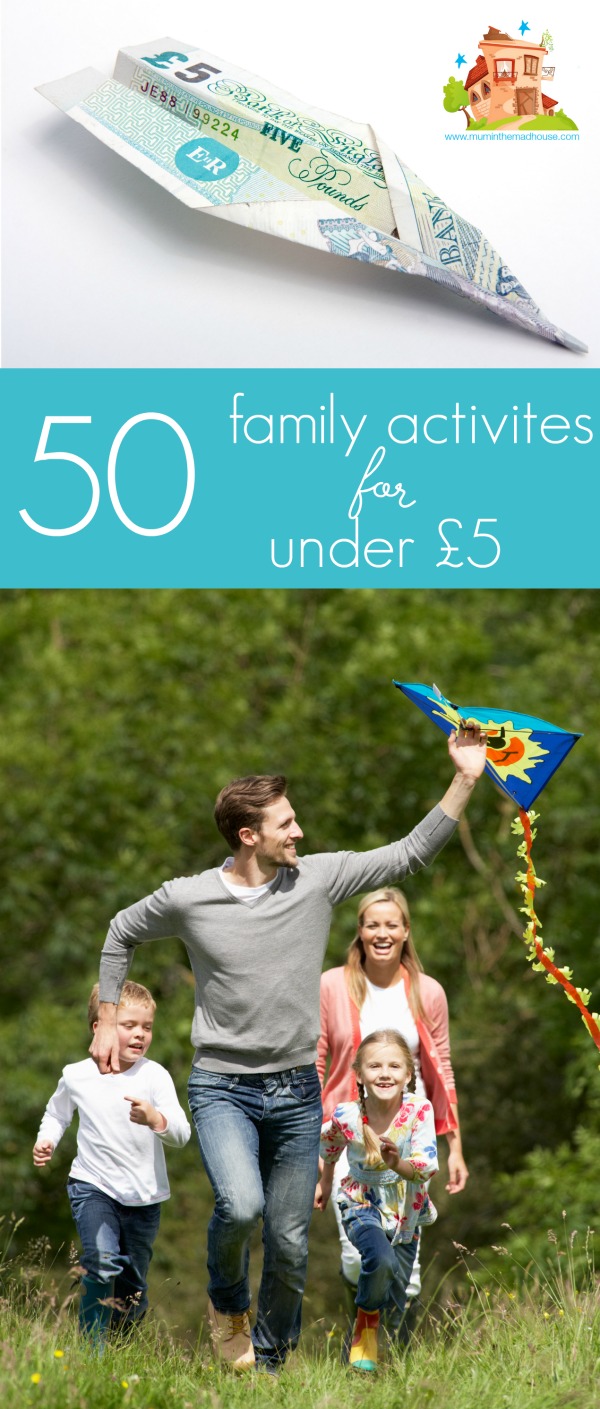 50 familiy activities under £50