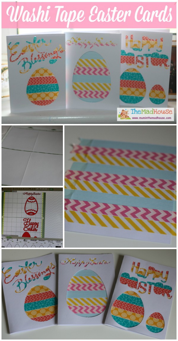 washi tape appature easter cards