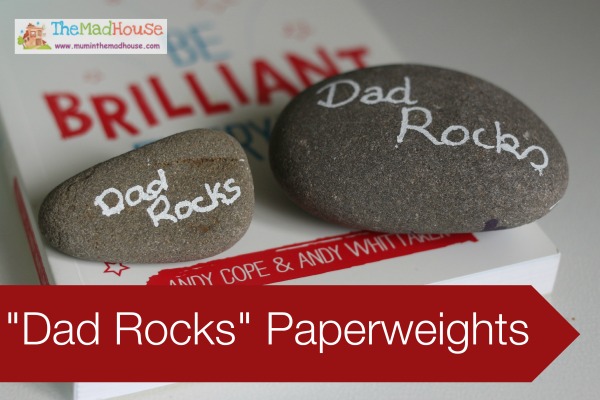 dad rocks paperweights