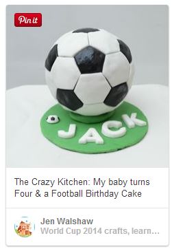 soccer football cake