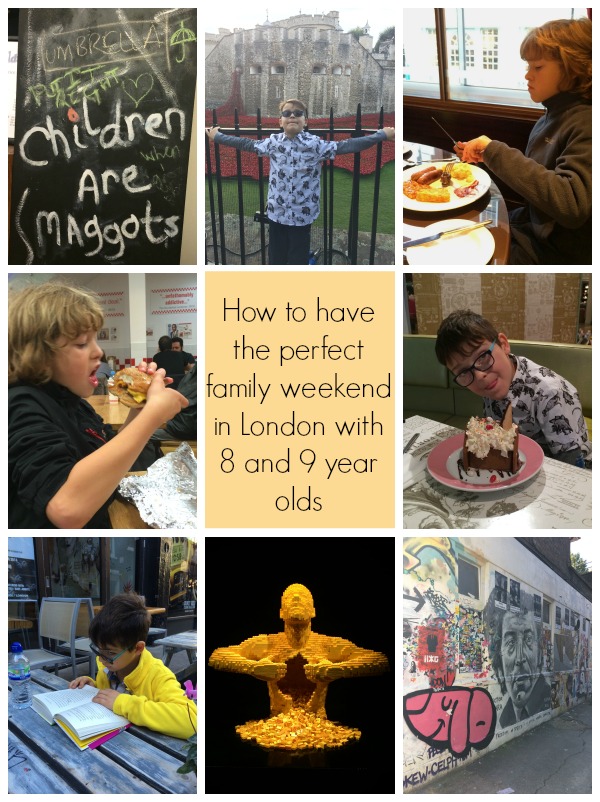 The perfect family weekend in London with 8 and 9 year olds