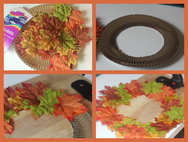 paper plate wreath how to