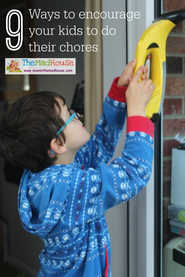 Ways to encourage your kids to do chores
