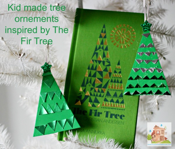 kio made tree ornaments inspired by the fir tree