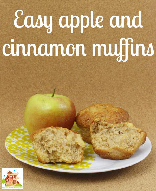 Easy apple and cinnamon muffins