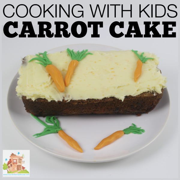 cooking with kids carrot cake