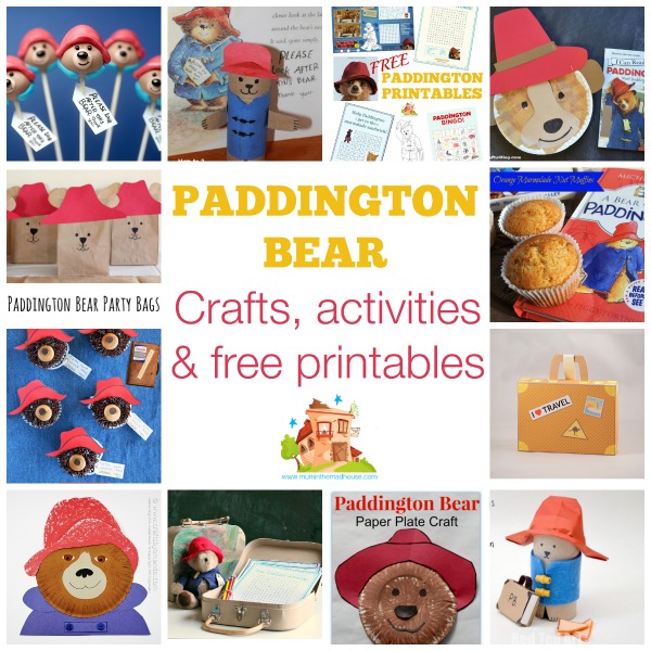 Paddington Bear Crafts Activities Free Printables Mum In The Madhouse