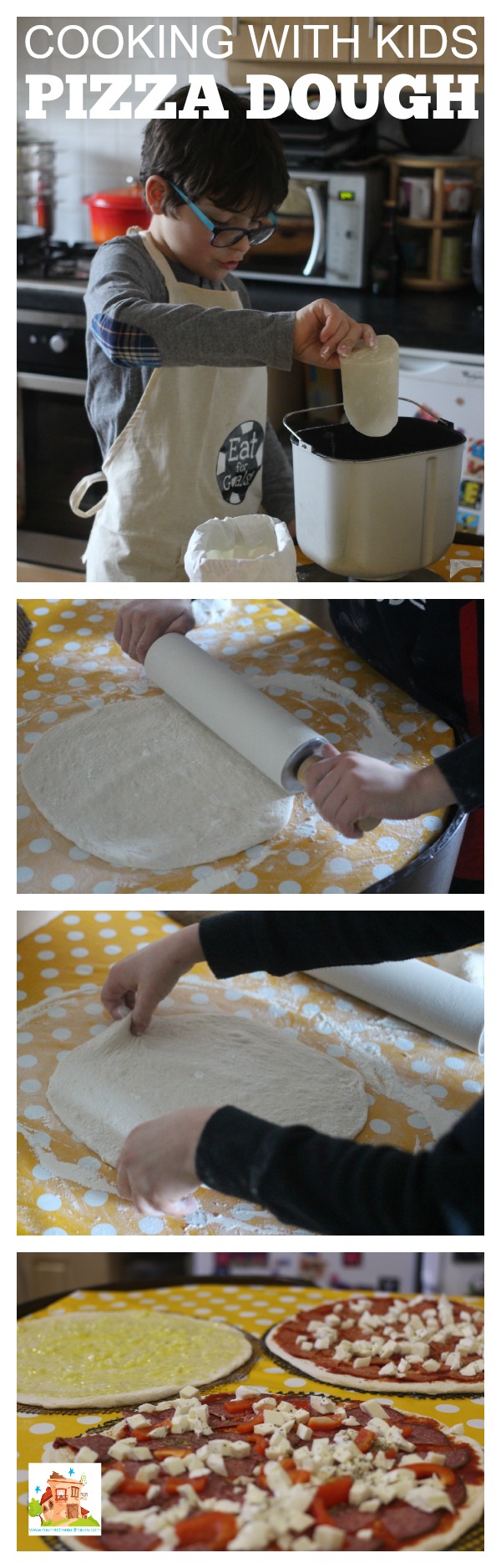 pizza dough cooking with kids