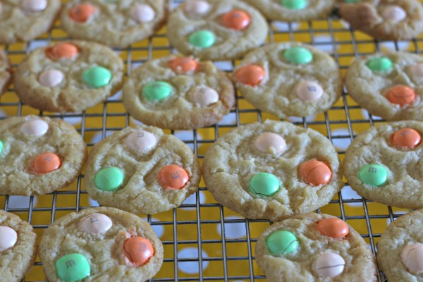 M&M Cookies cooling