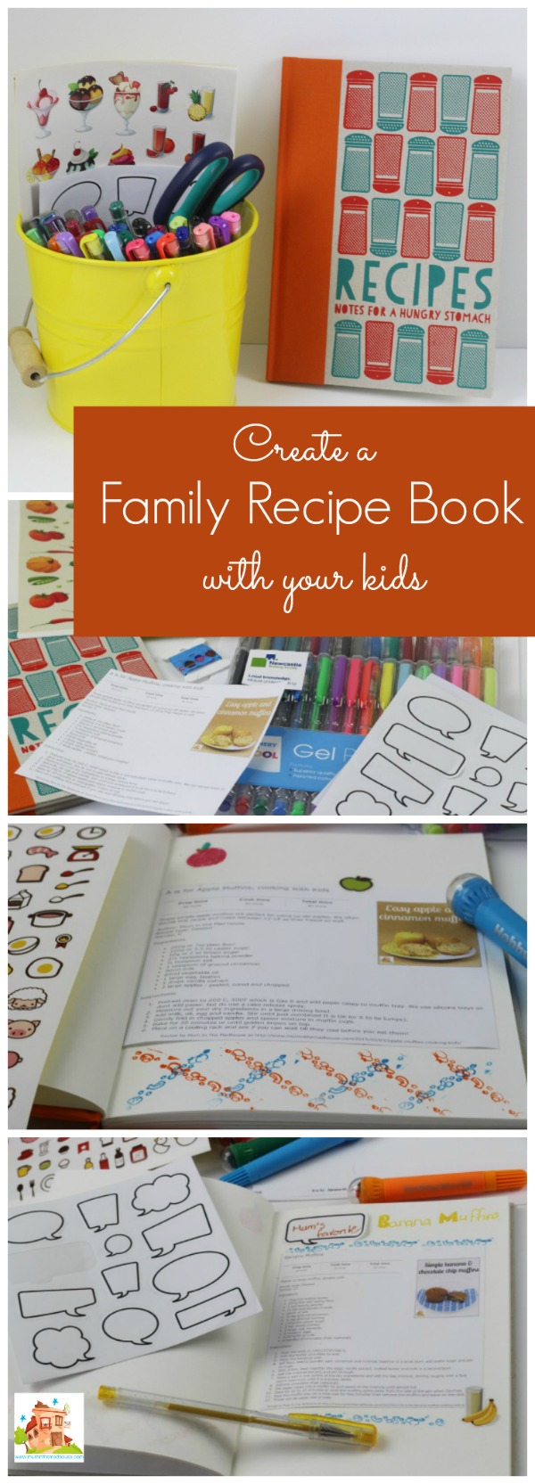 create a family recipe book