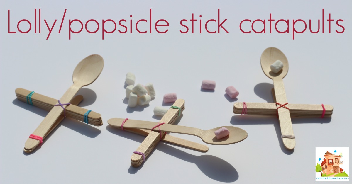 popsicle stick catapults