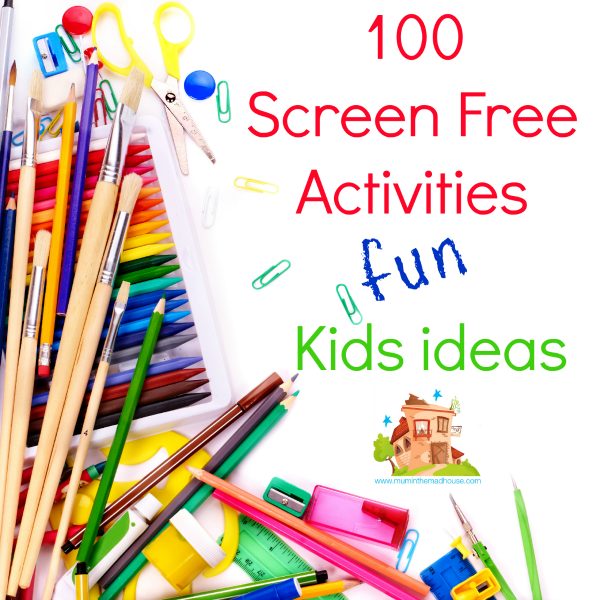 screen free activities