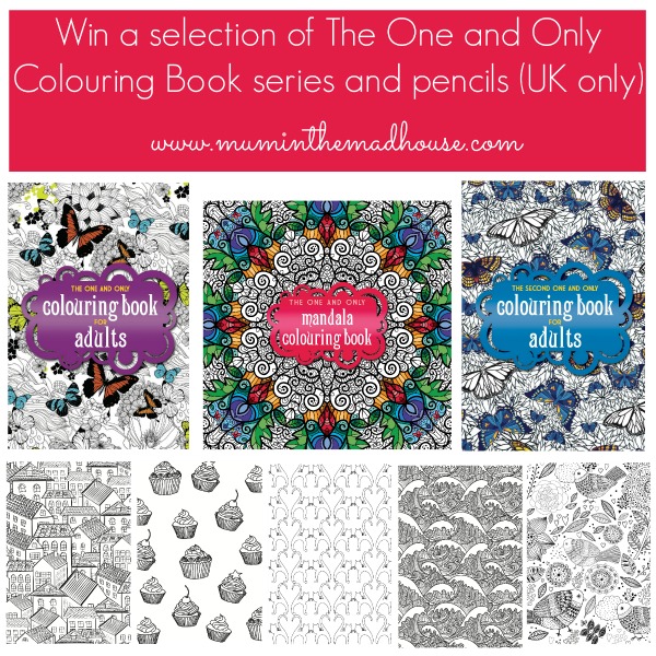 Win a selection of The One and Only Colouring Book series and pencils