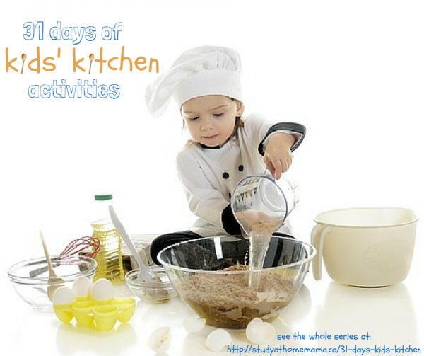 31 days of kids kitchen horizontal