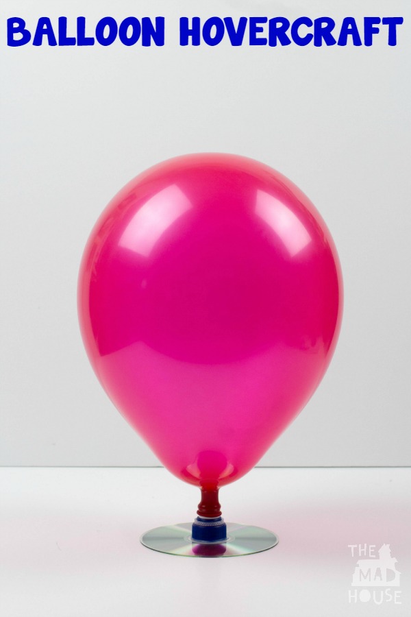 Learn how to make a simple DIY balloon hovercraft using things you have at home and explore the science of air pressure with this easy kids craft