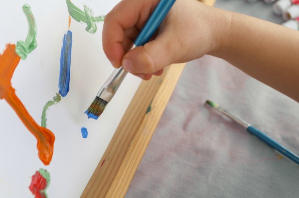 The importance of leaving art products accessible to kids