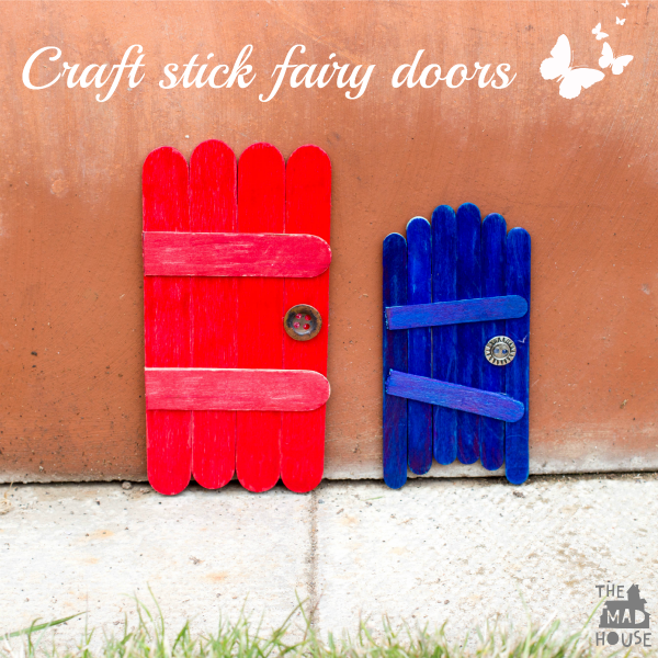 How to make craft stick fairy doors. Keep the magic of childhood alive with these super simple craft stick fairy doors