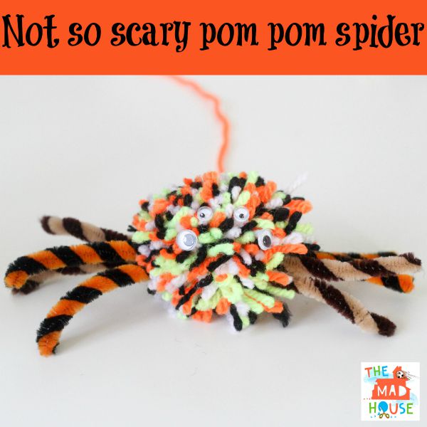 not so scary pom pom spider