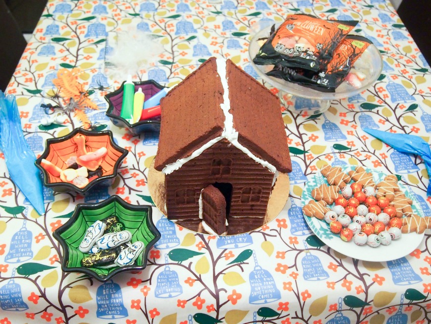 Haunted gingerbread house