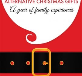 Alternative Christmas gifts - A year of family experiences