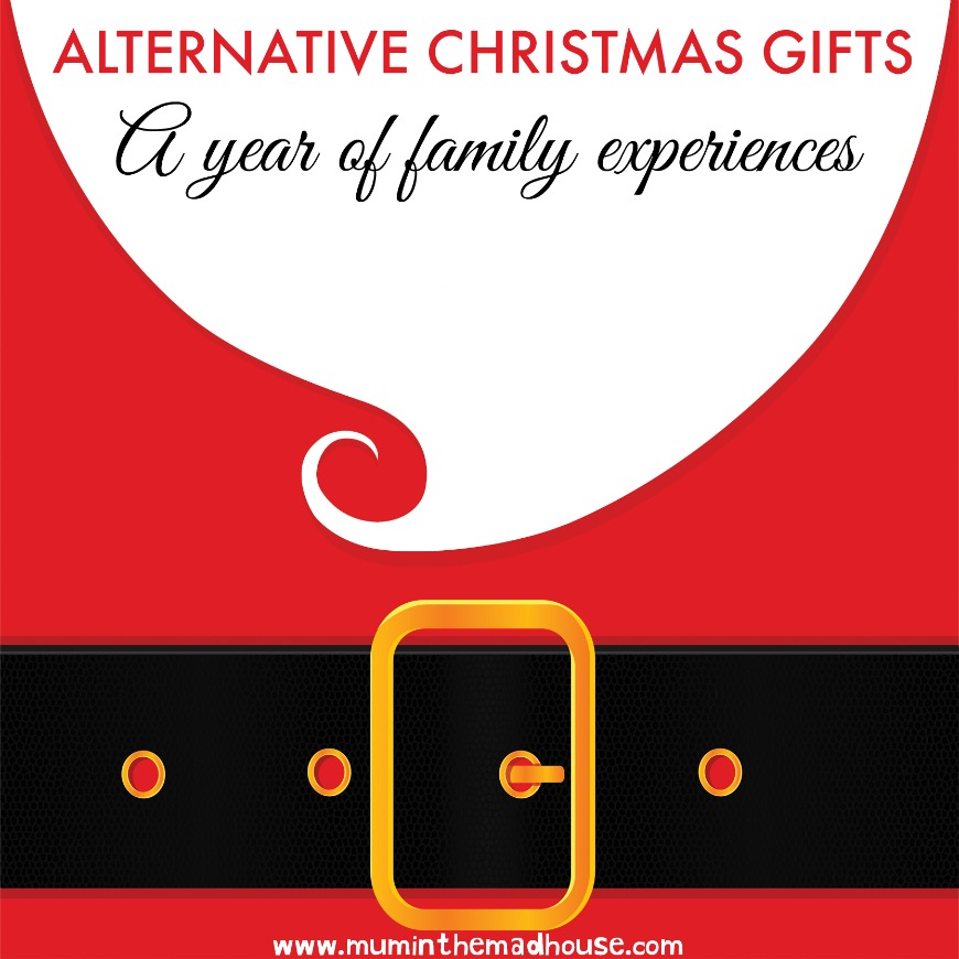 Alternative Christmas gifts - A year of family experiences