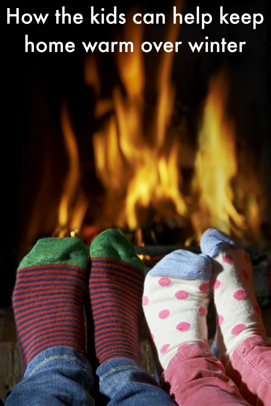 How the kids can help in keeping the home warm over winter