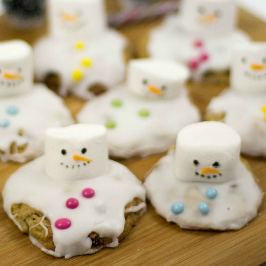 Melting Snowmen cookies