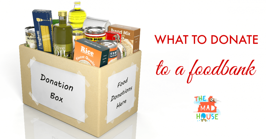 What to donate to a foodbank
