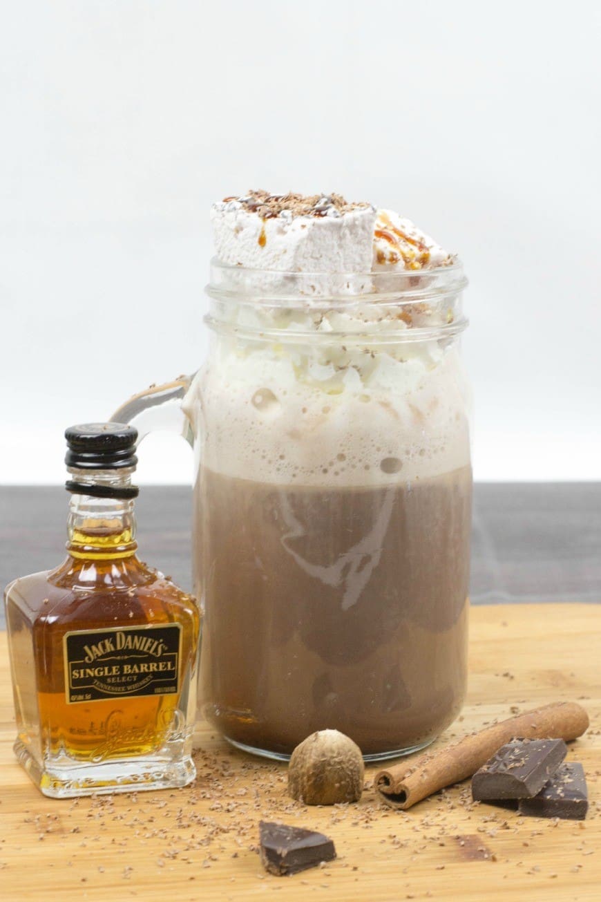 Jack Daniel's spiked hot chocolate