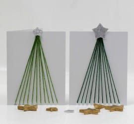 Thread Tree Christmas Card