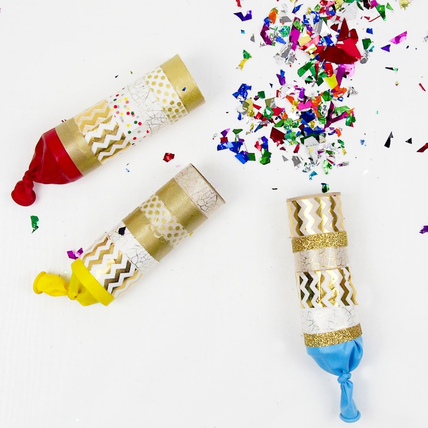 Toilet Roll Confetti Poppers