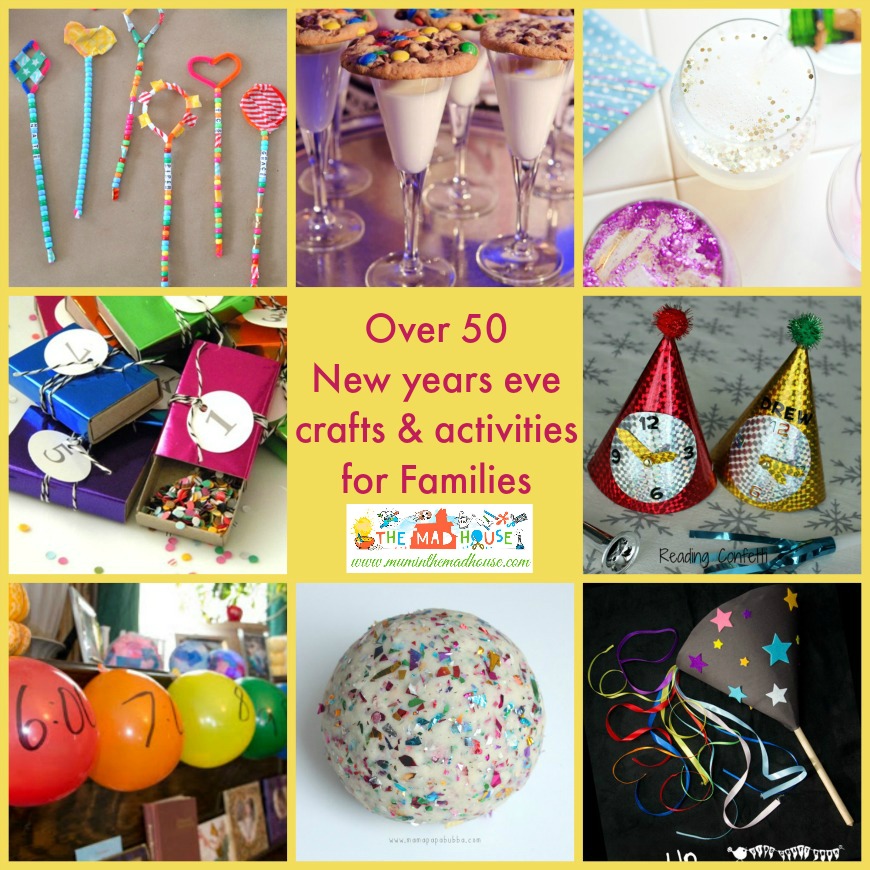 Over 50 New years eve crafts and activities for kids