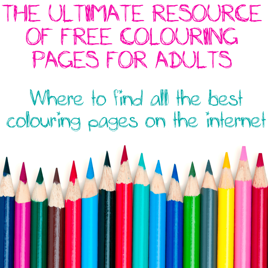 The Ultimate Free adult colouring pages roundup