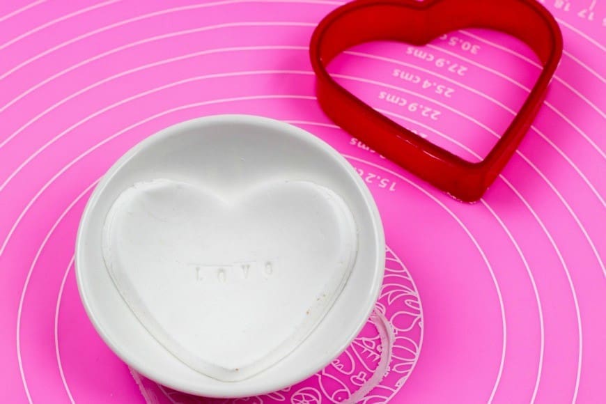 microwave heart shaped ring dish