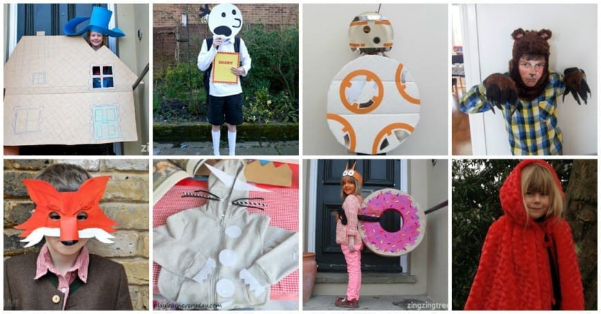 Celebrate World Book Day with these simple DIY World Book Day Costume ideas. There is something for kids of all ages. Over 15 amazing DIY costume ideas perfect for school dressing up day. I adore #14