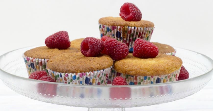 These raspberry muffins are brilliant to cook with your kids as they need no special equipment and the ingredients are really easy to mix together even for the youngest child. Oh and they also taste amazing! 