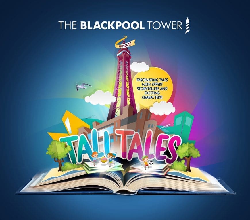 Ignite your children's imagination with a unique two hour storytelling experience at the top of Blackpool tower, followed by an hour play in Jungle Jim'