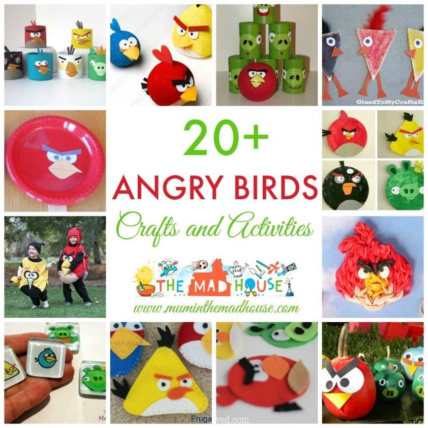 Over 20 Angry Birds Crafts and Activities for Kids