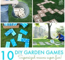 10 Giant DIY Garden Games