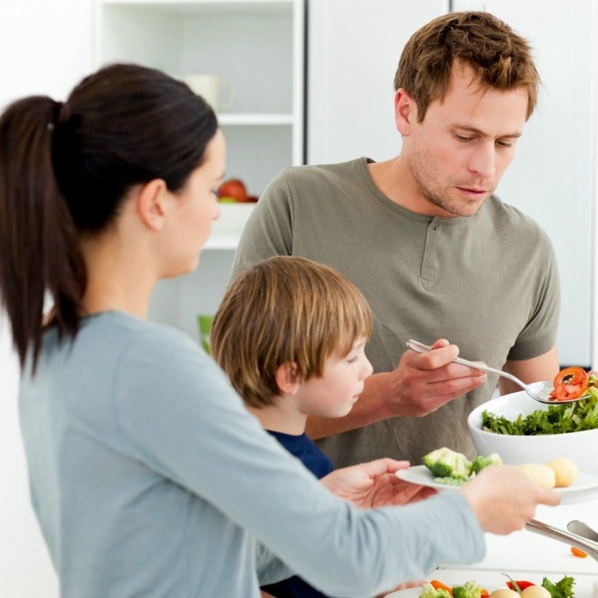 Rules for relaxed family meals