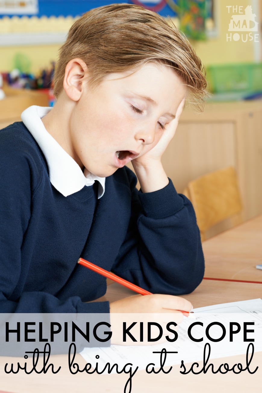 Helping kids cope with being at school