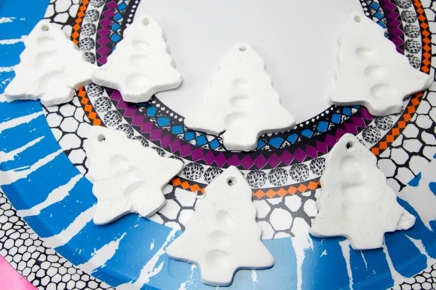 DIY Fingerprint Snowmen Christmas Ornaments