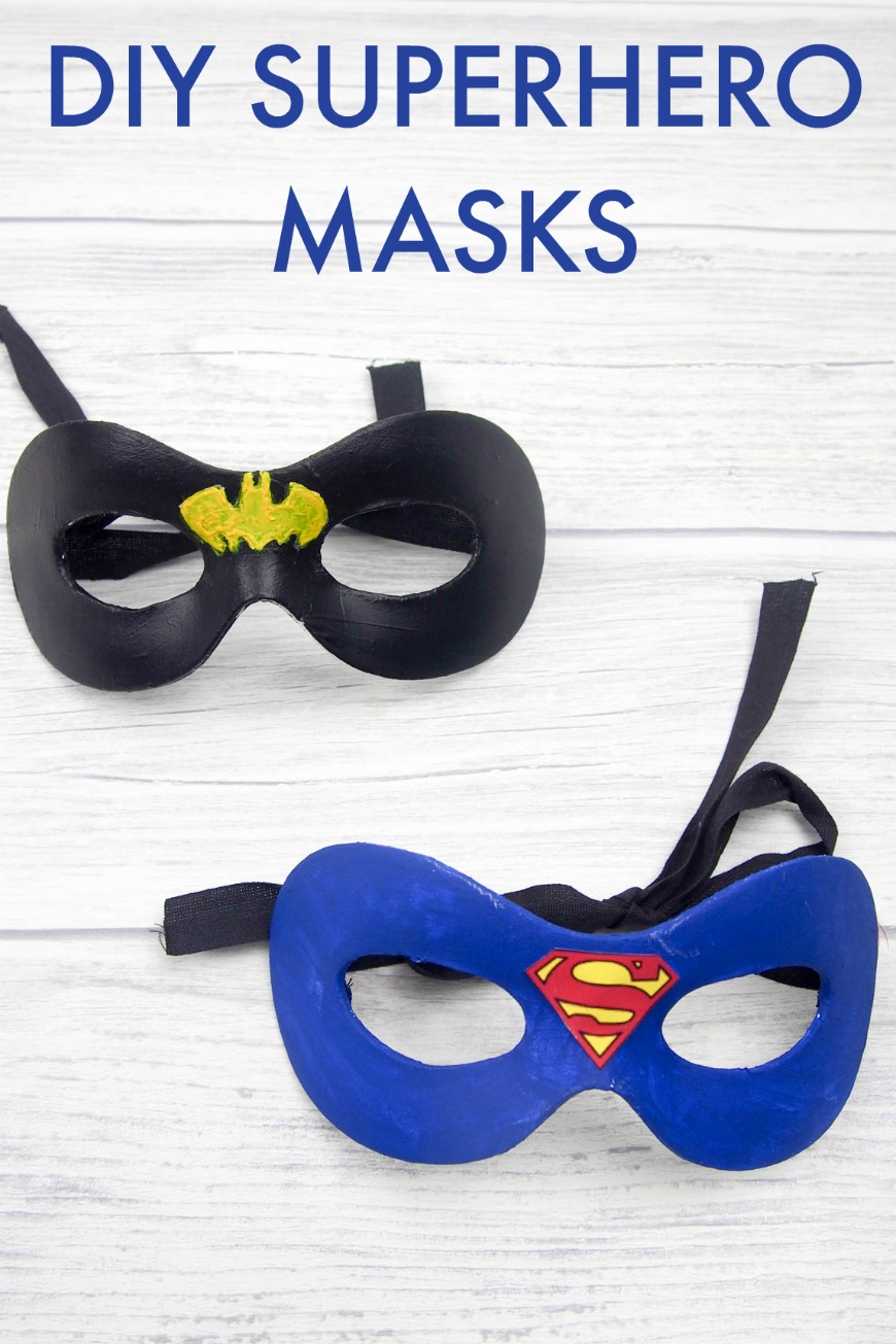 DIY Superhero Masks - Crafting with Tweens