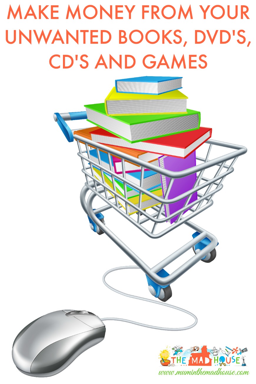 Make money from your unwanted books, DVD's, CD's and Games