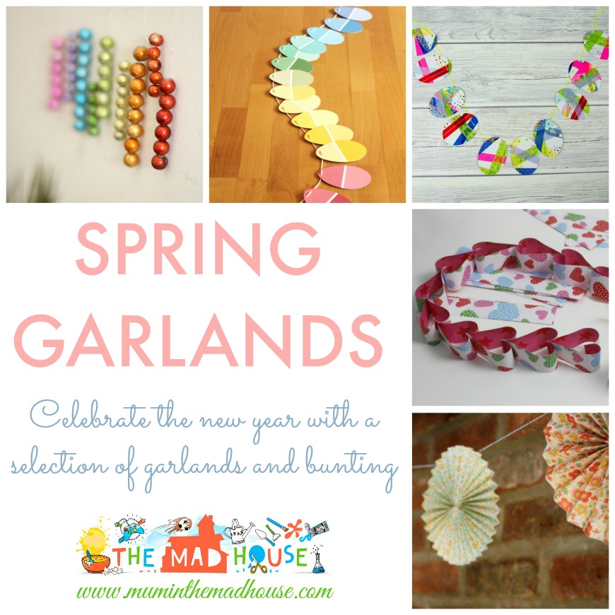 Celebrate Spring with this selection of DIY garlands and bunting. A wonderful collection of bunting and garlands for Spring