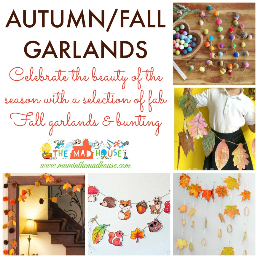 Celebrate the beauty of Autumn with these beautiful seasonal DIY garlands for Fall