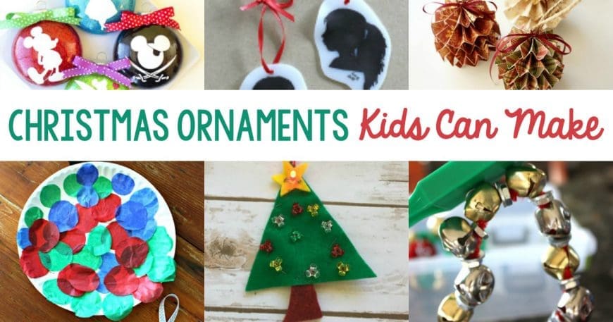 Kid Made Christmas Ornaments. a selection of DIY Christmas ornaments that children can make for all ages from your tiny tots to teenagers