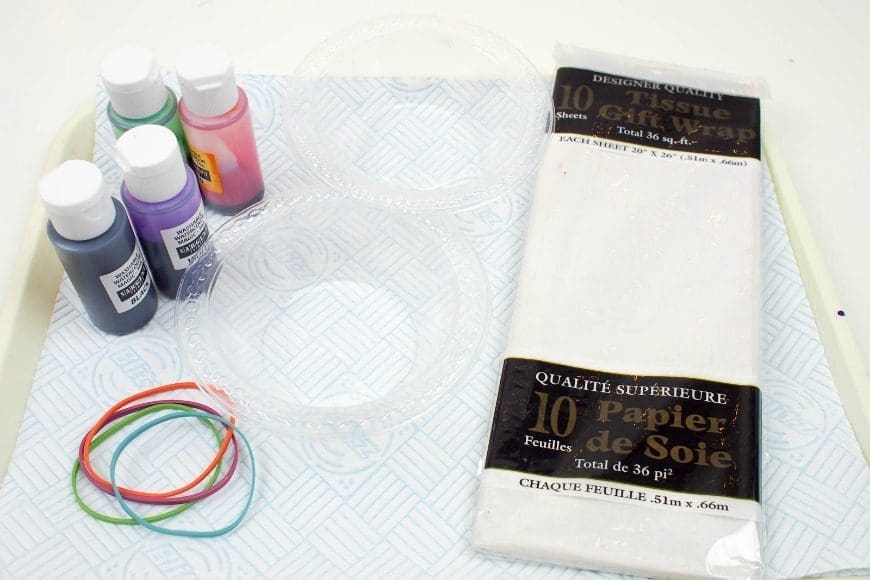 DIY Tie Dye Gift Wrap